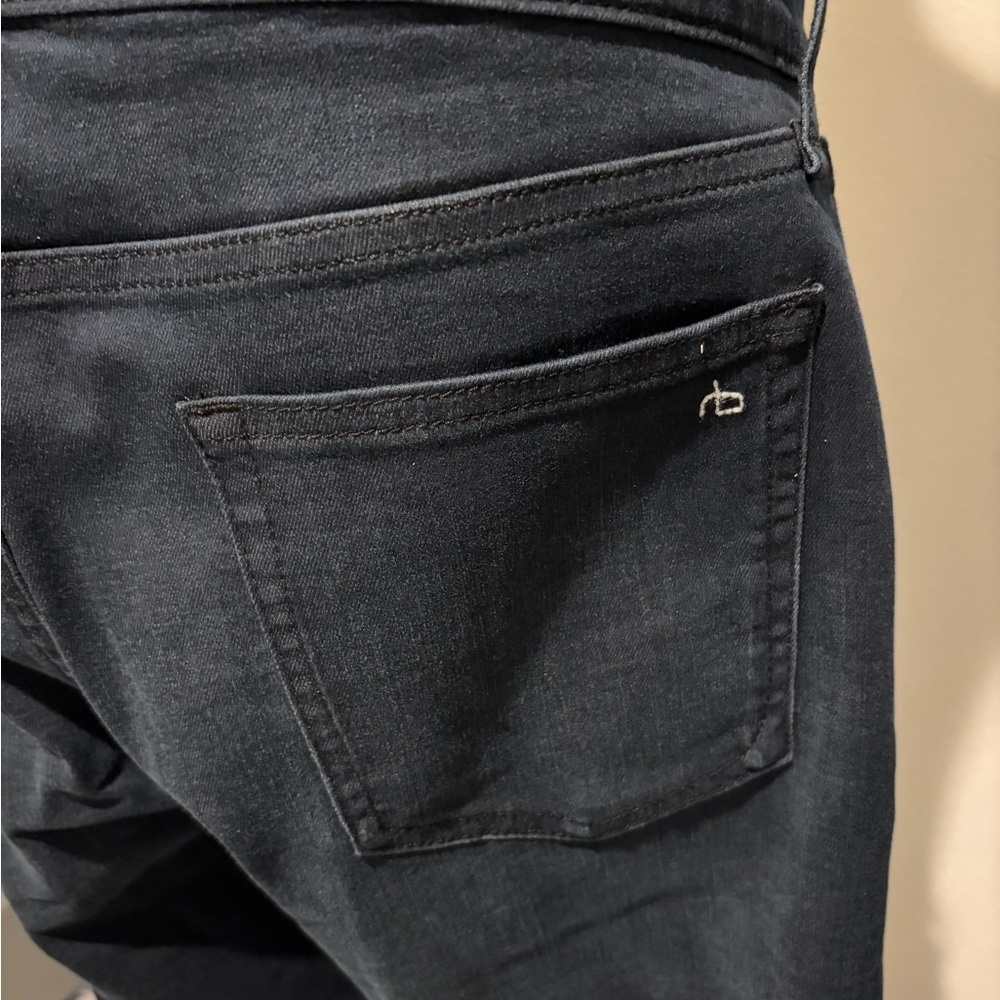 rag & bone Men's Fit 1 Skinny Deep Navy Slim Jeans Size 34 - Picture 3 of 5